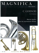 Funeral March Of A Marionette by Gounod Charles - Fourreau Benoit - for Brass Quintet