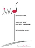 Sonatine pour Hautbois et Bassons by Hanon Michel for 4Ob 2Bassoon