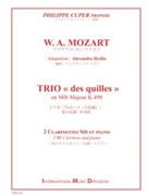 Trio No. 7 in Eb Minor by Mozart Wolfgang Amadeus - Rydin Alexandre - for Clarinet Duet