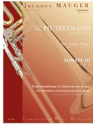 SONATE III by Telemann Georg Philipp - Mauger Jacques - for