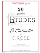 20 GRANDES ETUDES by Rose C for Clarinet Method