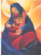 Mass Card for the Deceased-single card