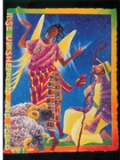 Christmas/Shepherd Postcard