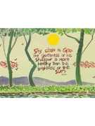Stay Close to God Notecard
