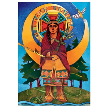 Kateri Tekakwitha 5x7 Note Card with envelope