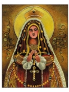 Our Lady of the Rosary notecard (20/pack)