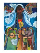 Queen of the Angels notecard (20/pack)