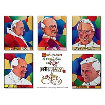 The Popes Since Vatican II poster