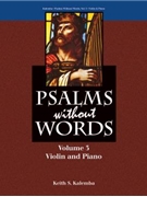 Psalms without Words - Volume 3 - Violin and Piano