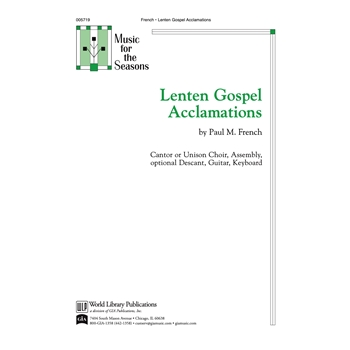 Lenten Gospel Acclamations