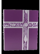 Ceremonial Binder Series 1 - Purple/Lavender with SILVER FOIL