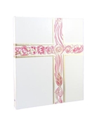 Ceremonial Binder-Ivory with Red Accent and Gold Foil, 1.5"