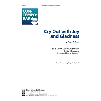 Cry Out With Joy and Gladness