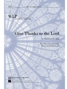 Give Thanks to the Lord