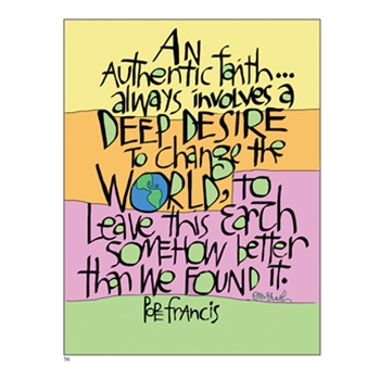 An Authentic Faith Poster