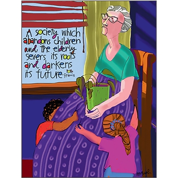 Children and the Elderly Poster