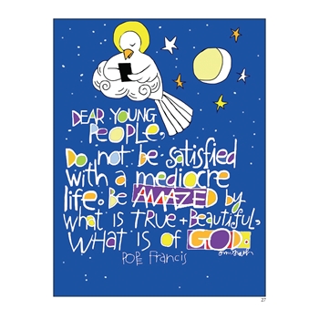 Do Not Be Satisfied with a Mediocre Life Poster