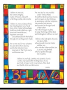 Prayer Card: The Creed