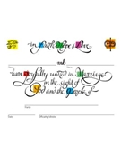 Certificate - Marriage