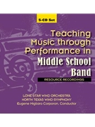 Teaching Music Through Performance In Middle School Band by - MS Band CD - for CD