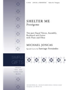 Shelter Me / Protegeme, Two-part edition - Guitar edition