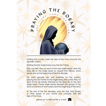 Rosary Cards - 100 pack