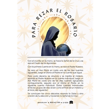 Tarjetas para el Rosario - 100 tarjetas
