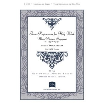 Three Responsories for Holy Week