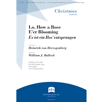 Lo, How a Rose E'er Blooming - Full Score and Parts