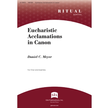 Eucharistic Acclamations in Canon