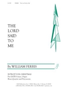 The Lord Said to Me - Instrument edition