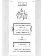 Alma Redemptoris Mater