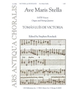 Ave Maris Stella by De Victoria Tomas L - Rosolack - for SATB