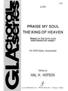 Praise My Soul The King Of Heaven by Purcell Henry - Hopson Hal H - for SATB