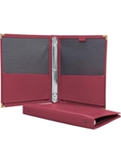 Deluxe Folio w/3-Ring Binder-Maroon