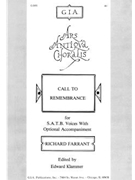 Call to Remembrance