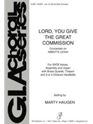 Lord, You Give the Great Commission - Instrument edition