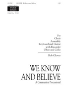 We Know and Believe - Instrument edition