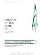 Creator of the Stars of Night