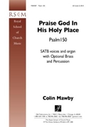 Praise God In His Holy Place by Mawby Colin for Brass Quintet w/