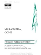 Maranatha, Come - Instrument edition