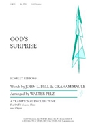 God’s Surprise - Instrument edition