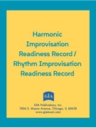 Harmonic Improvisation Readiness Record / Rhythm Improvisation Readiness Record - Complete Kit (CD, Manual, Scoring Masks, 100 of each answer sheet)