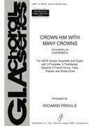 Concertato on Crown Him With Many Crowns by Elvey George - Proulx Richard - for SATB