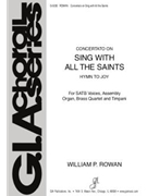 Sing with All the Saints by Beethoven and Hodges - Rowan William - for SATB