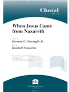 When Jesus Came from Nazareth - Instrument edition