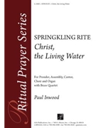 Christ the Living Water - Instrument edition