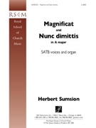 Magnificat & Nunc Dimittis by Sumsion Herbert for SATB