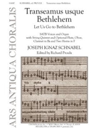 Transeamus usque Bethlehem - Instrument edition