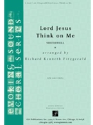 Lord Jesus Think on Me by Fitzgerald Richard for SAB and Piano